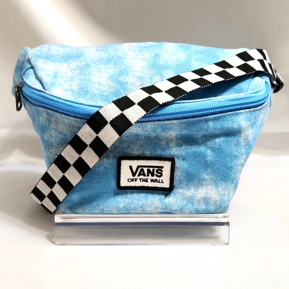Vans Off the Wall Cotton Fanny Pack Waist Bag with Checkered Strap